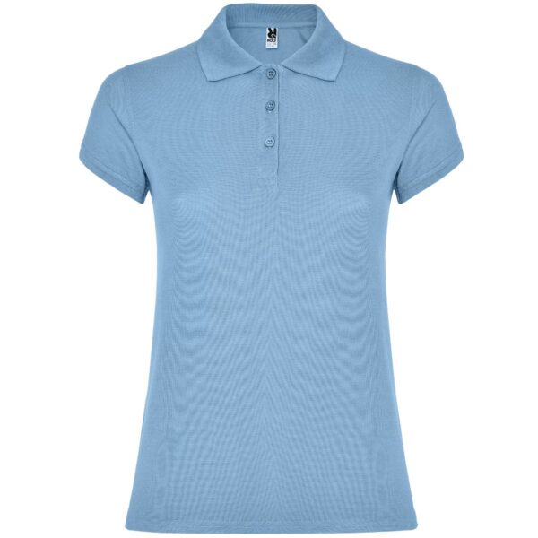 Polo Donna in Cotone - Celeste