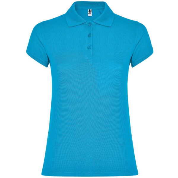 Polo Donna in Cotone - Turchese