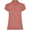Polo Donna in Cotone - Pale Red