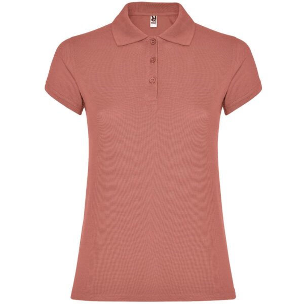 Polo Donna in Cotone - Pale Red
