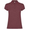 Polo Donna in Cotone - Berry Red