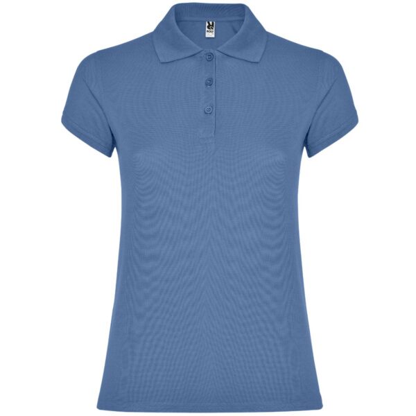 Polo Donna in Cotone - Azzurro Riviera