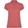 Polo Donna in Cotone - Rosso Crisantemo