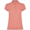 Polo Donna in Cotone - Arancione Clay