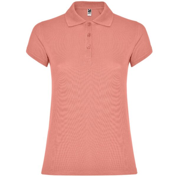 Polo Donna in Cotone - Arancione Clay