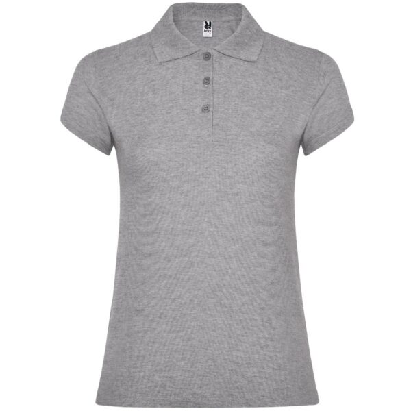 Polo Donna in Cotone - Grigio Vigore