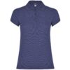 Polo Donna in Cotone - Blu Denim