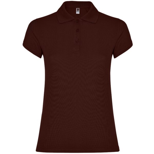 Polo Donna in Cotone - Cioccolato