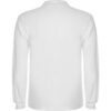 Polo Manica Lunga in Cotone - Bianco vista 1