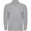 Polo Manica Lunga in Cotone - Grigio Vigore