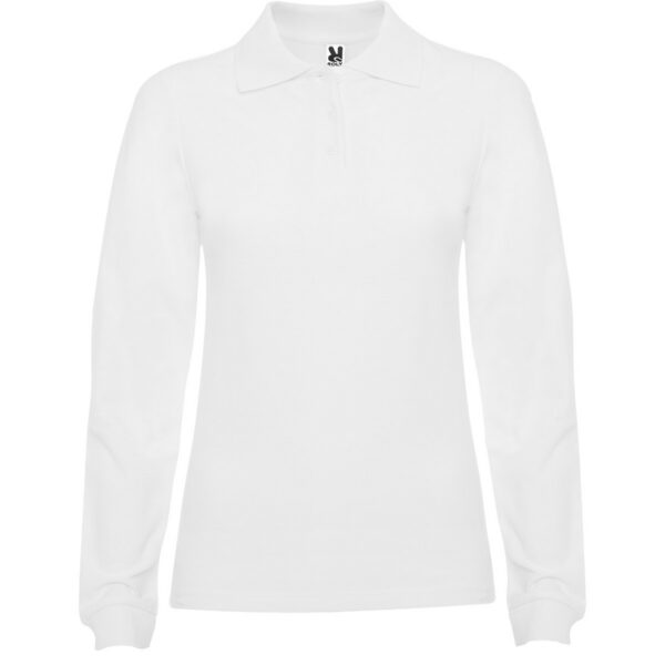 Polo Donna Manica Lunga - Bianco