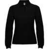 Polo Donna Manica Lunga - Nero