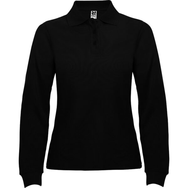 Polo Donna Manica Lunga - Nero