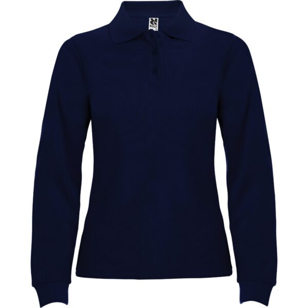 Polo Donna Manica Lunga - Blu Navy
