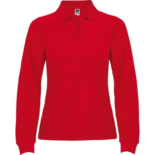 Polo Donna Manica Lunga - Rosso