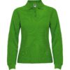 Polo Donna Manica Lunga - Verde Prato