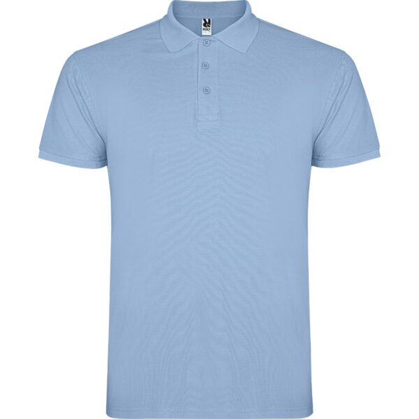 Polo Classica in Cotone - Celeste