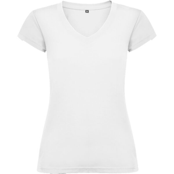 T-Shirt Donna Scollo a V - Bianco