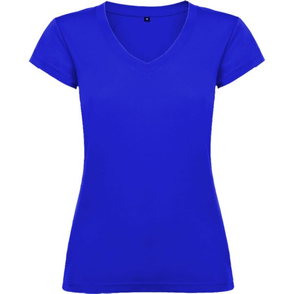 T-Shirt Donna Scollo a V - Royal