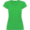 T-Shirt Donna Scollo a V - Verde Tropicale