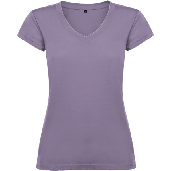 T-Shirt Donna Scollo a V - Lavanda