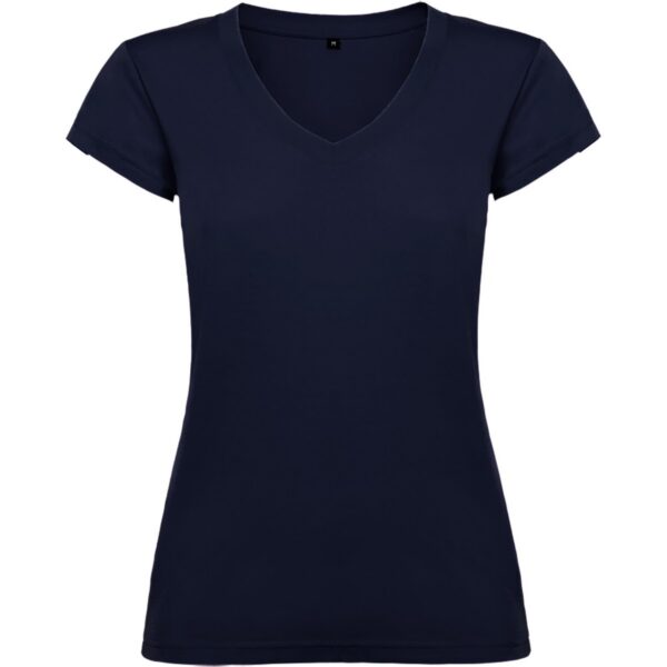 T-Shirt Donna Scollo a V - Blu Navy