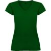T-Shirt Donna Scollo a V - Verde Bottiglia