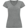 T-Shirt Donna Scollo a V - Grigio Vigore