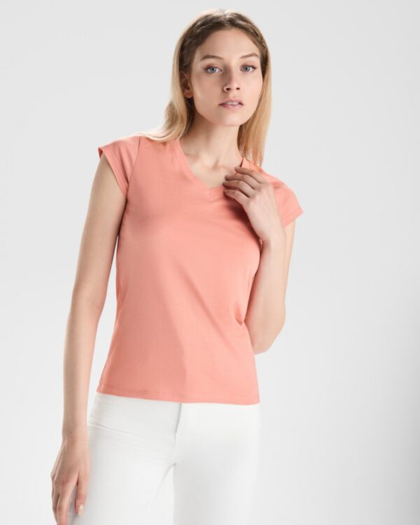 T-Shirt Donna Scollo a V - dettaglio 1