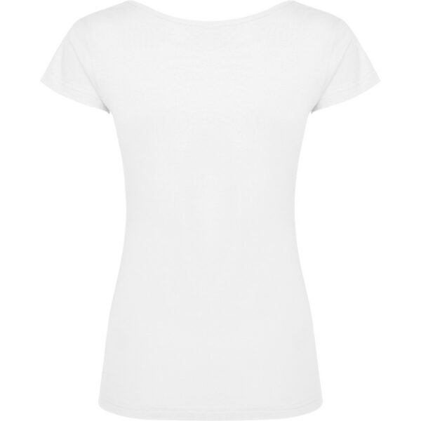 T-Shirt Donna Scollo Ampio - Bianco dettaglio 1