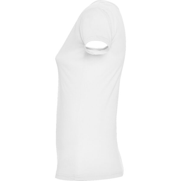 T-Shirt Donna Scollo Ampio - Bianco dettaglio 2