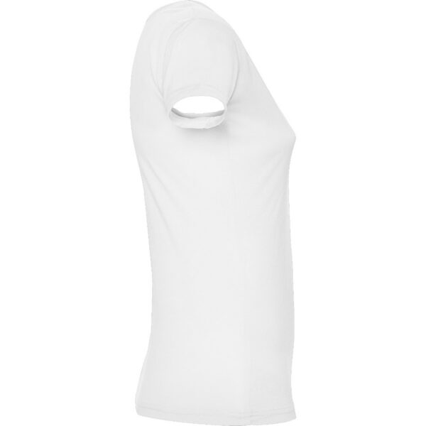 T-Shirt Donna Scollo Ampio - Bianco dettaglio 3