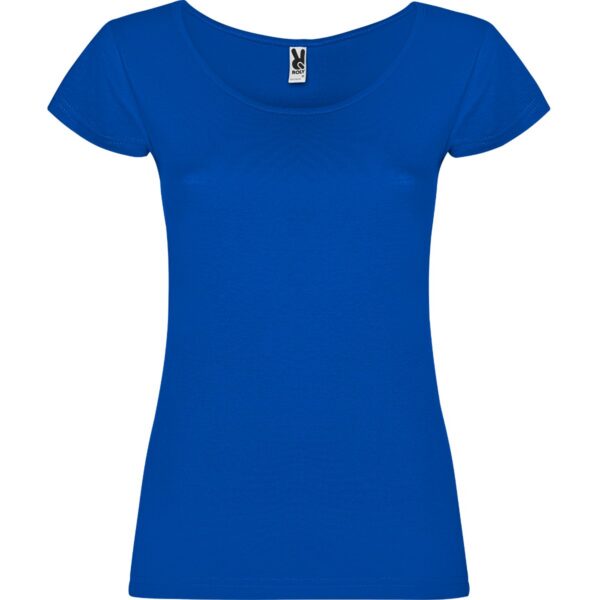 T-Shirt Donna Scollo Ampio - Royal