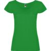 T-Shirt Donna Scollo Ampio - Verde Tropicale