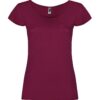 T-Shirt Donna Scollo Ampio - Plum Red