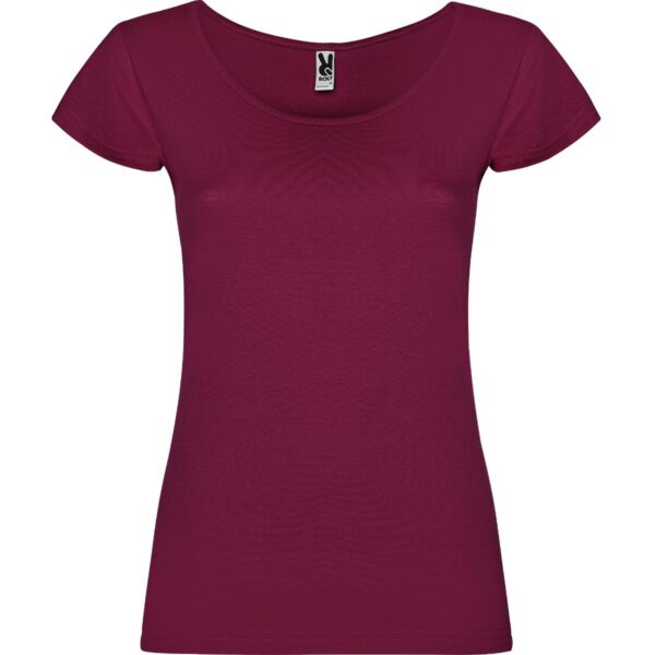 T-Shirt Donna Scollo Ampio - Plum Red