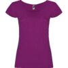 T-Shirt Donna Scollo Ampio - Porpora