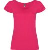 T-Shirt Donna Scollo Ampio - Rosa Orchidea