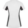 T-Shirt Tecnica Bicolore Donna - Bianco/Piombo Scuro dettaglio 1