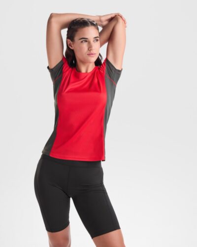 T-Shirt Tecnica Bicolore Donna - modello 1