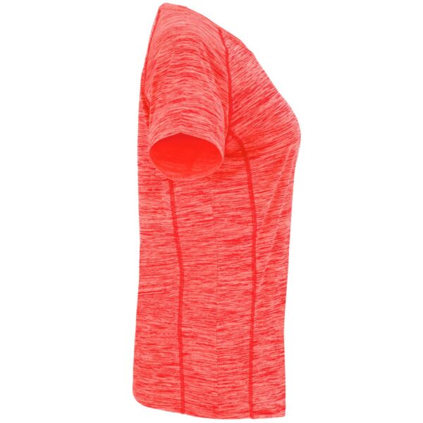 T-Shirt Tecnica Raglan Donna - Corallo Fluo Vigorè dettaglio 3