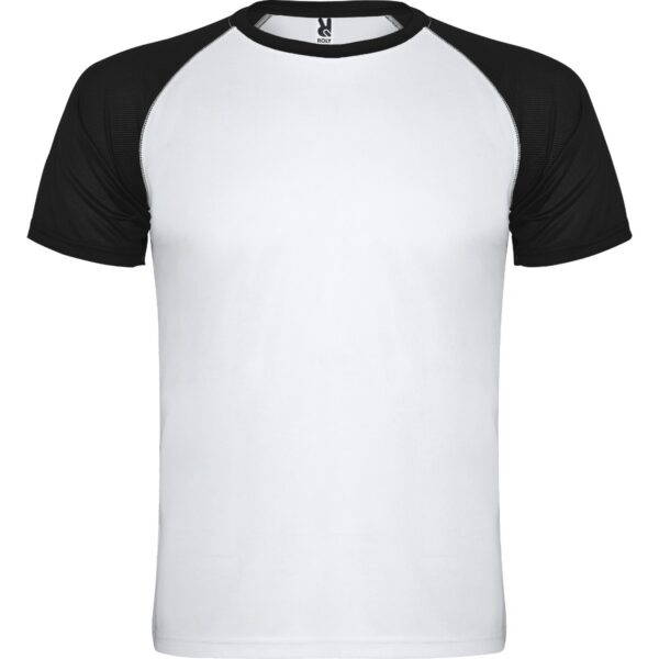 T-Shirt Tecnica Bicolore - Bianco/Nero