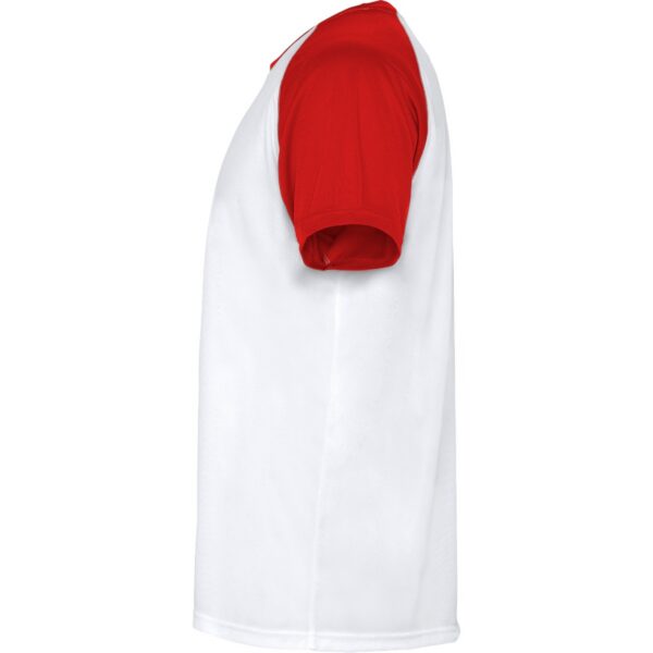 T-Shirt Tecnica Bicolore - Bianco/Rosso dettaglio 2