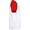 T-Shirt Tecnica Bicolore - Bianco/Rosso dettaglio 3