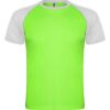 T-Shirt Tecnica Bicolore - Verde Fluo/Bianco