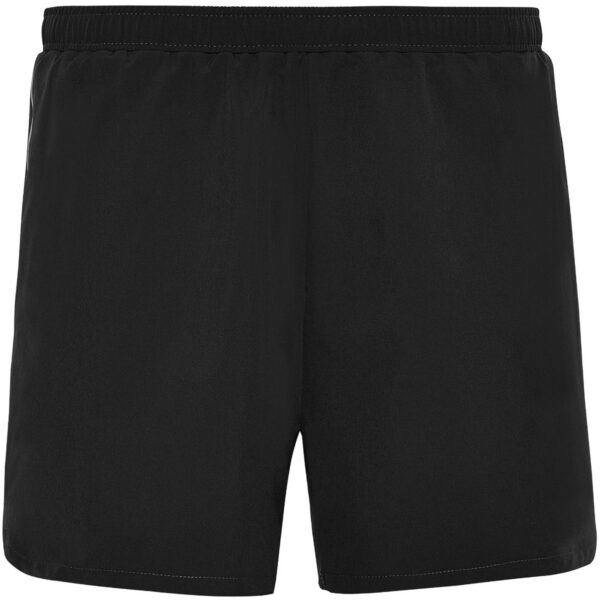 Short da corsa in tessuto leggero - Nero