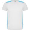 T-Shirt Tecnica Bicolore - Bianco/Turchese