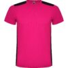 T-Shirt Tecnica Bicolore - Fucsia/Nero