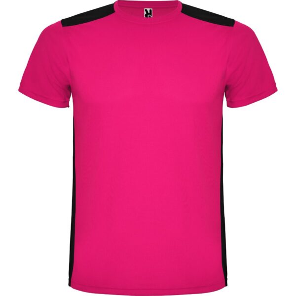 T-Shirt Tecnica Bicolore - Fucsia/Nero