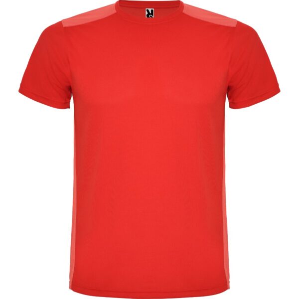 T-Shirt Tecnica Bicolore - Rosso Mélange